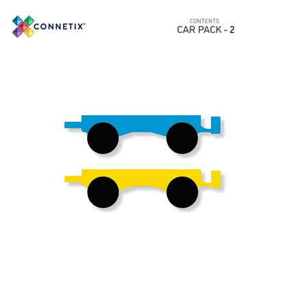 Connetix Tiles | Rainbow | 2pc Car Pack