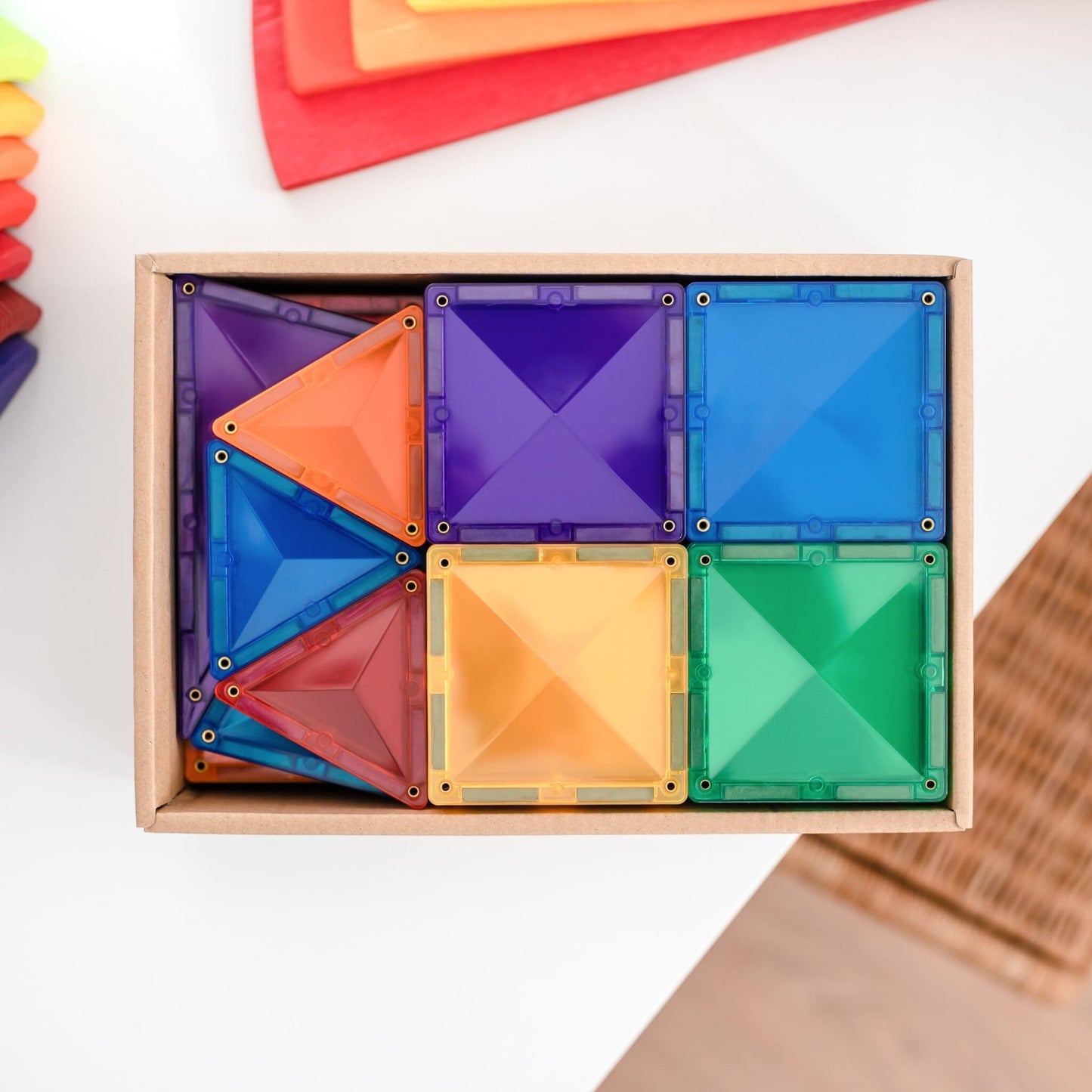 Connetix Tiles | Rainbow | 60pc Starter Pack