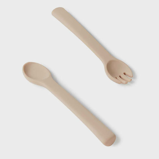 Snuggle Silicone | Cutlery | Pebble