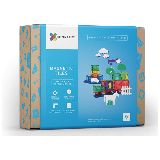 Connetix Tiles | Rainbow | 24pc Motion Pack