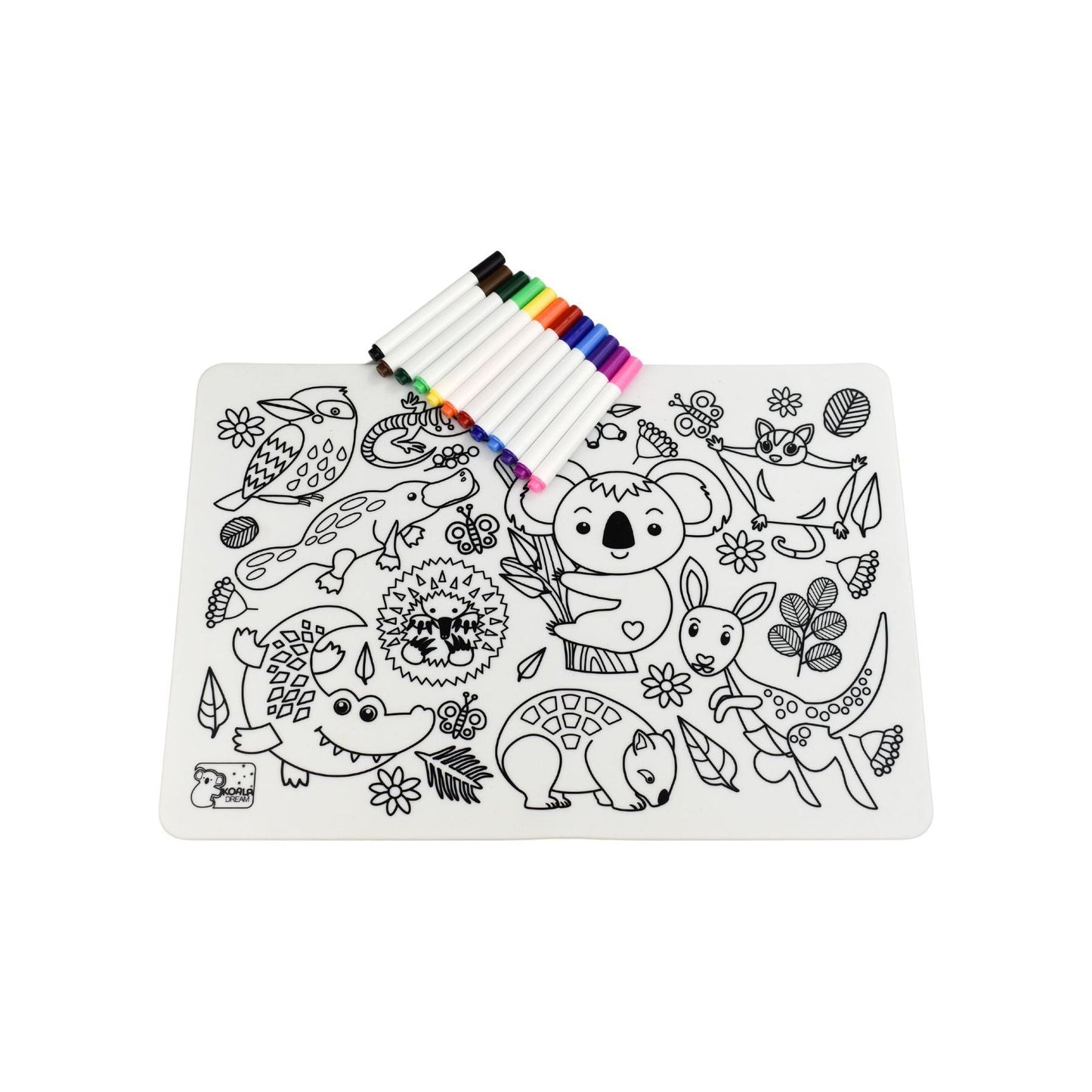 Silicone Drawing Mat | Australian Animals