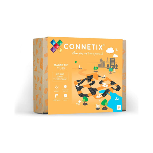 Connetix Tiles | Road Range | Ramps & Intersections Pack 16pc
