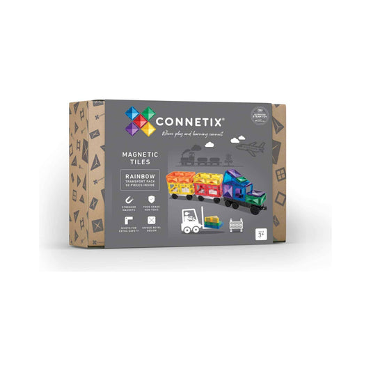 Connetix Tiles | Rainbow | 50pc Transport Pack