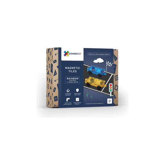 Connetix Tiles | Rainbow | 2pc Car Pack