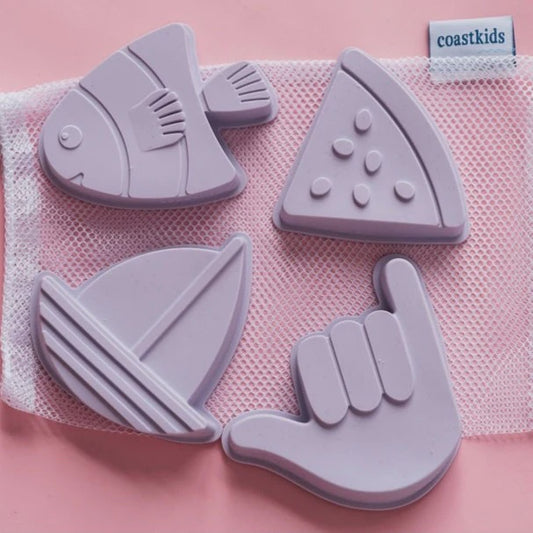 Shelley Beach Sand Moulds |Lilac